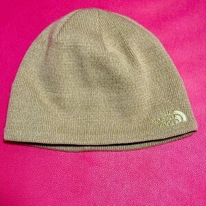 The North Face Beige Knit Hat